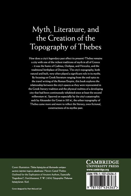 Produktbild: Myth, Literature, and the Creation of the Topography of Thebes