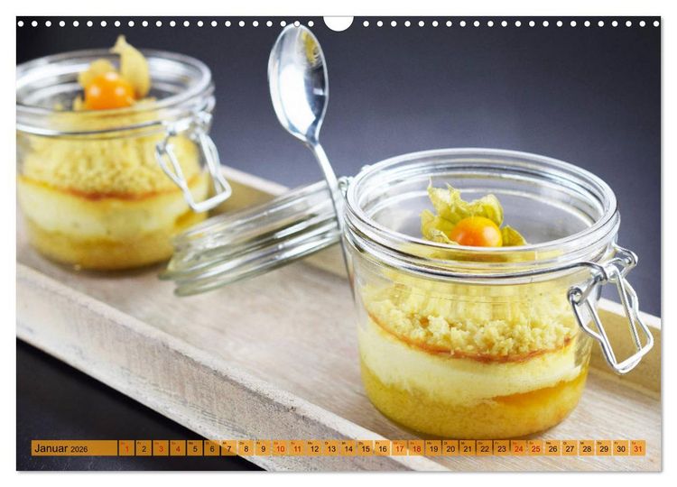 Produktbild: DESSERTVARIATIONEN (Wandkalender 2026 DIN A3 quer), CALVENDO Monatskalender