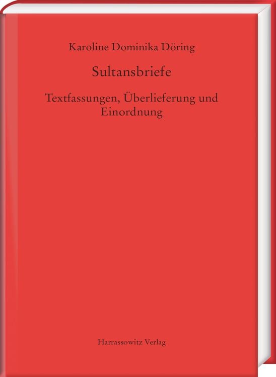 Produktbild: Sultansbriefe. Textfassungen, Überlieferung und Einordnung