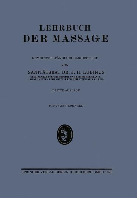Produktbild: Lehrbuch der Massage
