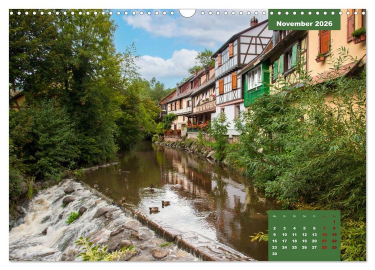 Produktbild: Kaisersberg Perle des Elsass (Wandkalender 2026 DIN A3 quer), CALVENDO Monatskalender