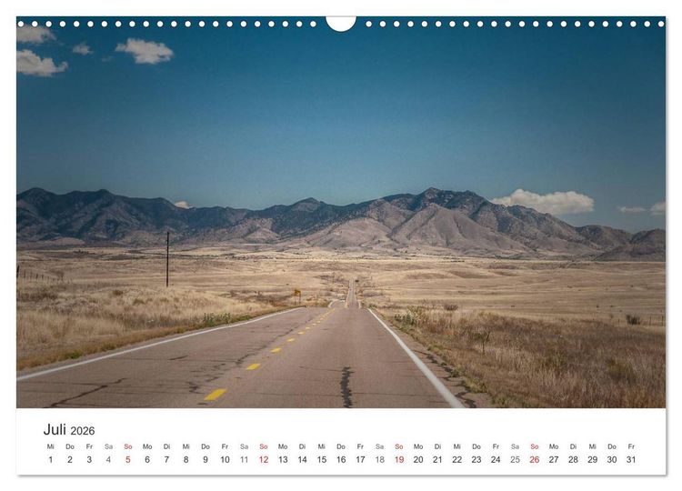Produktbild: USA Roads (Wandkalender 2026 DIN A3 quer), CALVENDO Monatskalender