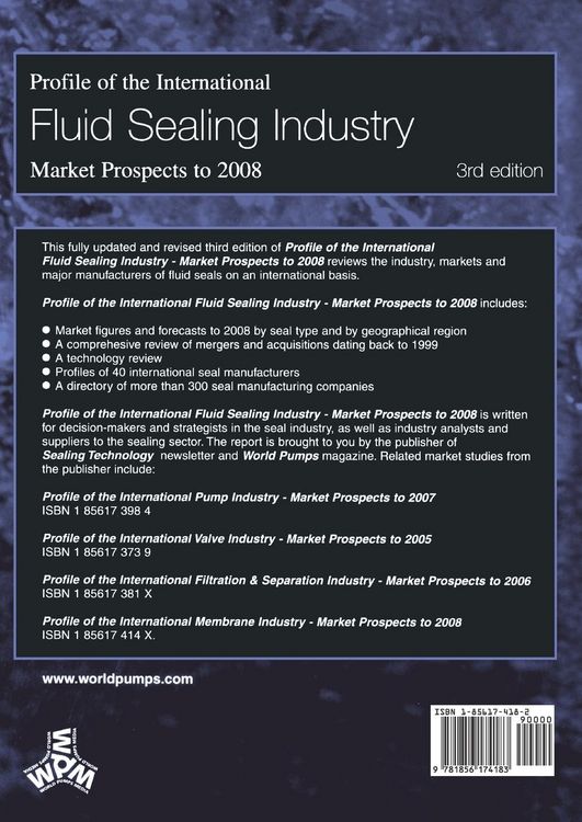 Produktbild: Profile of the International Fluid Sealing Industry - Market Prospects to 2008