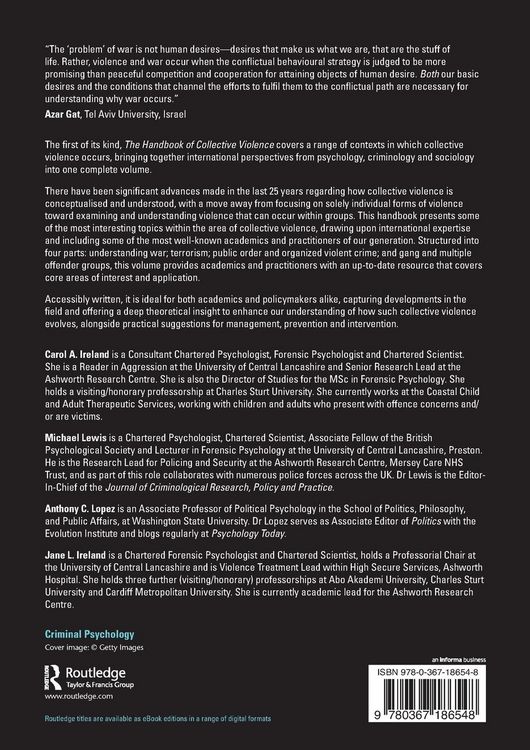 Produktbild: The Handbook of Collective Violence
