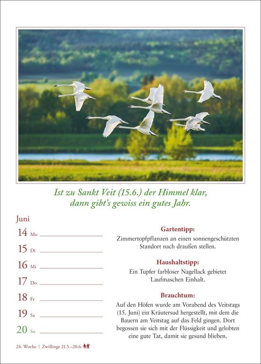 Produktbild: Bauernweisheiten Wochenkalender 2027 - Bauernregeln, Brauchtum, Gartentipps, Haushaltstipps