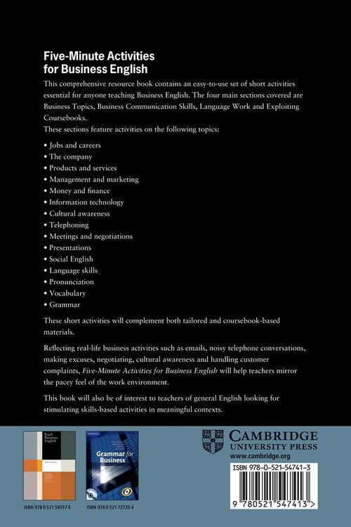 Produktbild: Five-Minute Activities for Business English