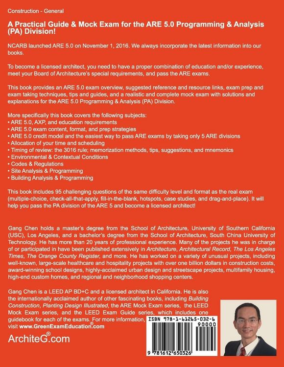 Produktbild: Programming & Analysis (PA) ARE 5.0 Mock Exam (Architect Registration Exam)
