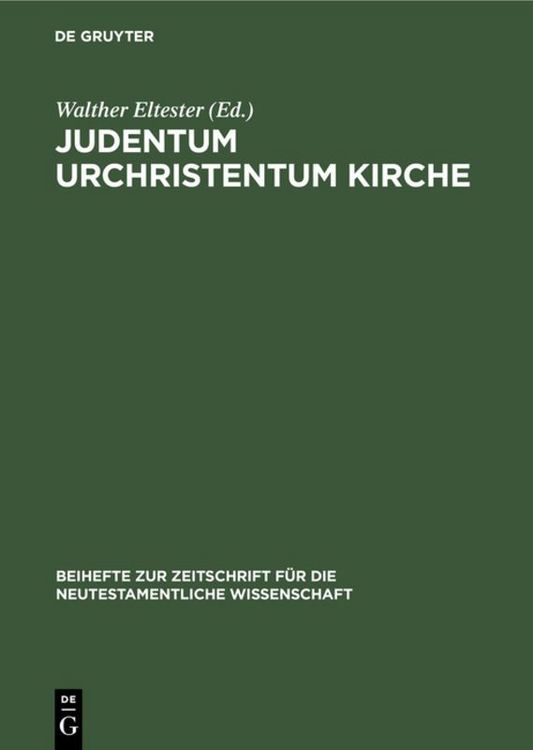 Produktbild: Judentum Urchristentum Kirche