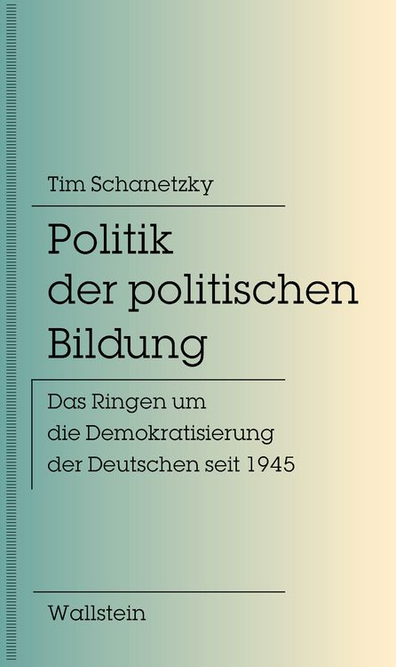 Produktbild: Politik der politischen Bildung