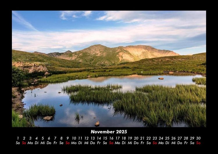 Produktbild: Landschaftskalender 2025 Fotokalender DIN A3