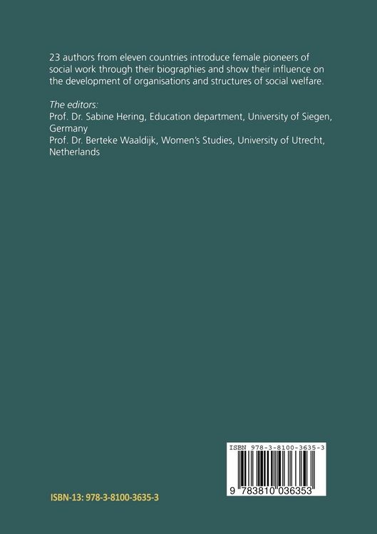 Produktbild: History of Social Work in Europe (1900&ndash;1960)
