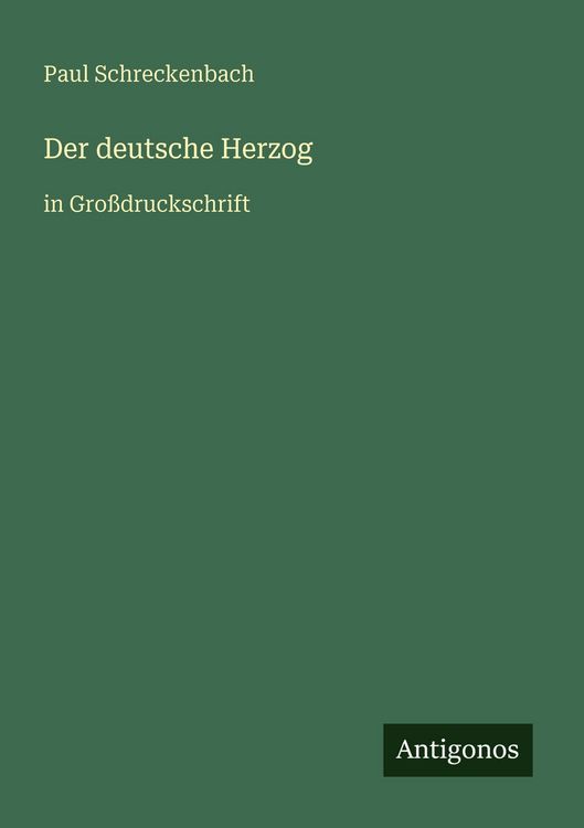 Produktbild: Der deutsche Herzog