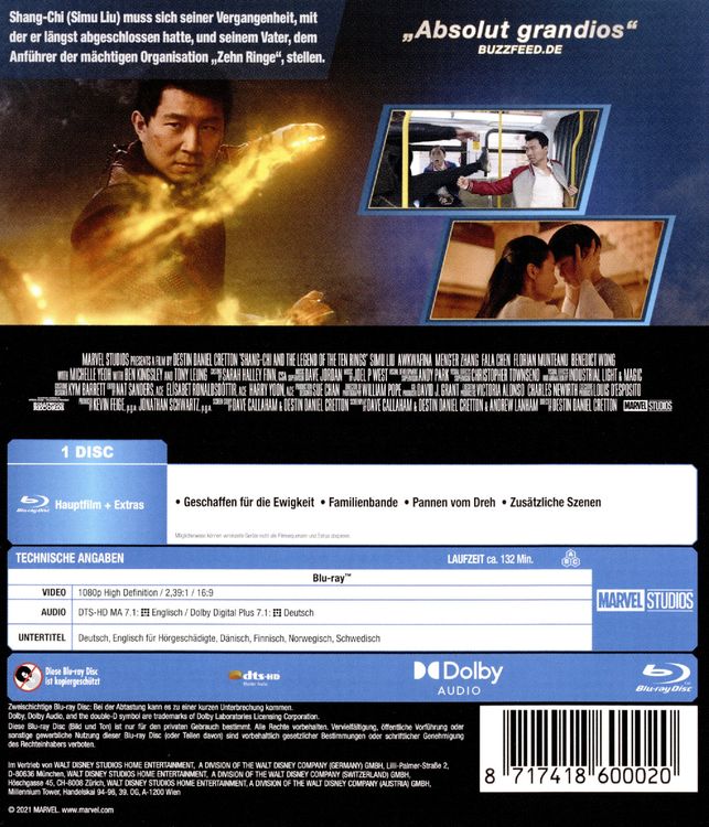 Produktbild: Shang-Chi and the Legend of the Ten Rings