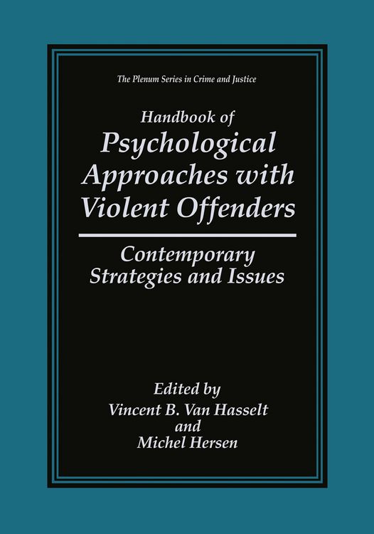 Produktbild: Handbook of Psychological Approaches with Violent Offenders
