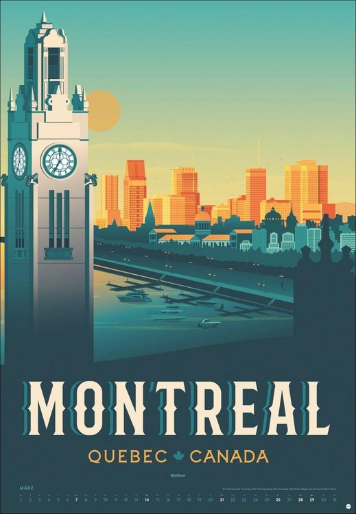 Produktbild: Travel the World Posterkalender 2027