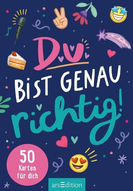 Produktbild: Du bist genau richtig! &ndash; 50 Karten f&uuml;r dich (PS: Du bist die Beste!)