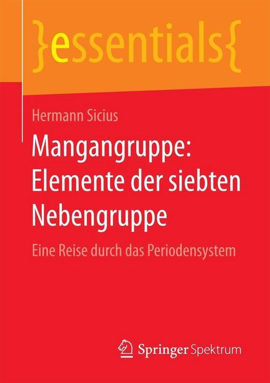 Produktbild: Mangangruppe: Elemente der siebten Nebengruppe