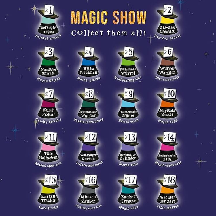 Produktbild: MAGIC SHOW TRICK 18 W&Auml;CHTER DER ZEIT