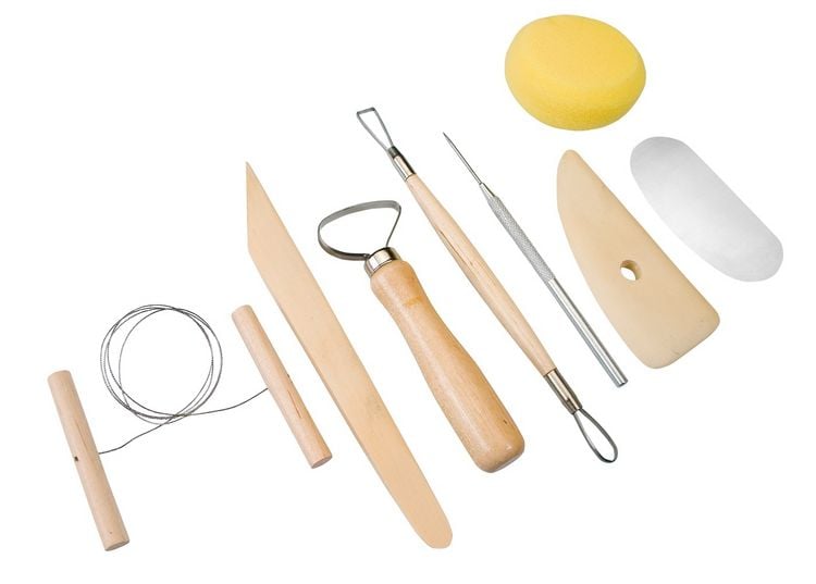 Efco Modellierwerkzeug-Set (8-teilig) – Für Ton, Töpfern & Kunsthandwerk