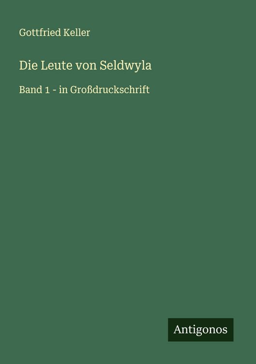Produktbild: Die Leute von Seldwyla