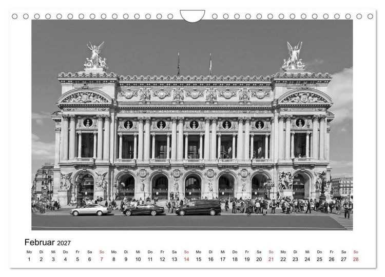 Produktbild: Paris vive la m&eacute;tropole (Wandkalender 2027 DIN A4 quer), CALVENDO Monatskalender