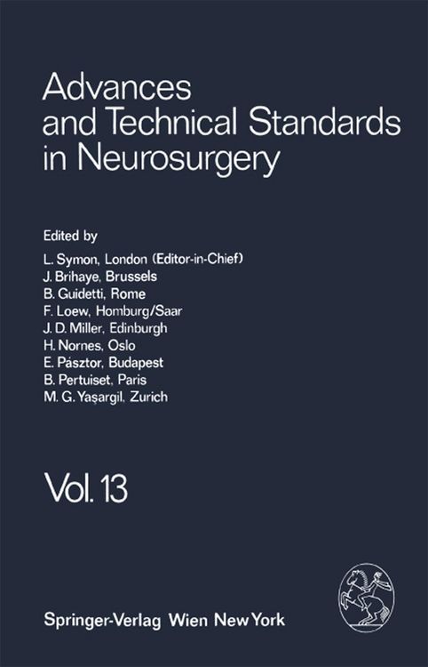 Produktbild: Advances and Technical Standards in Neurosurgery