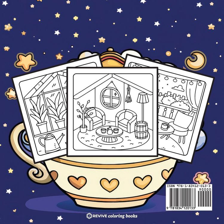 Produktbild: Bold & Easy Cozy Spaces Coloring Book