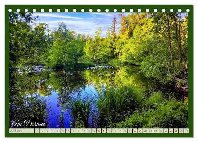 Produktbild: Dreieich Natur Pur (Tischkalender 2026 DIN A5 quer), CALVENDO Monatskalender