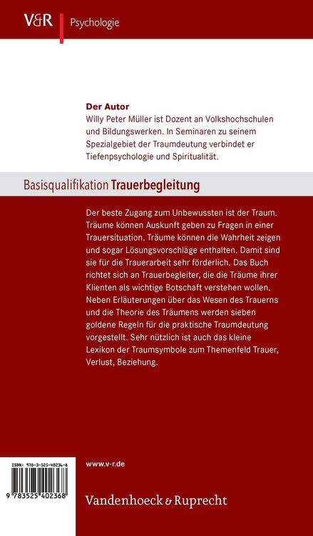 Produktbild: Trauer in Träumen