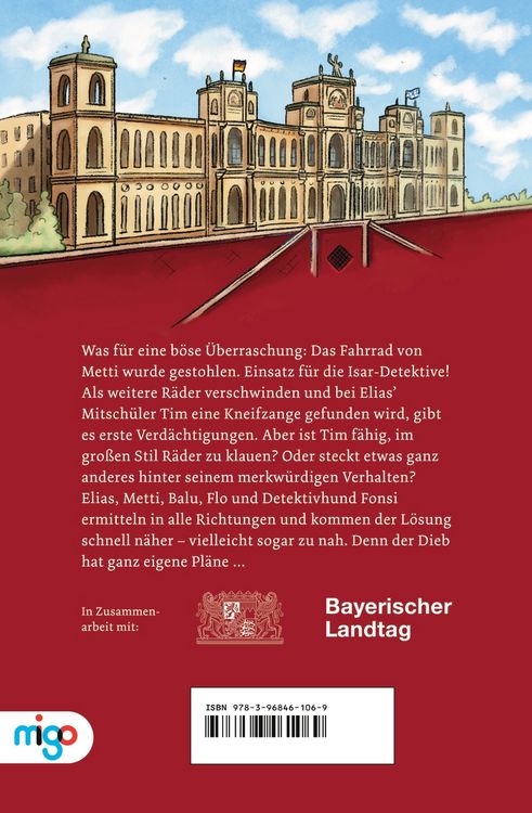 Produktbild: Die Isar-Detektive 3. Eine Falle für die Fahrraddiebe