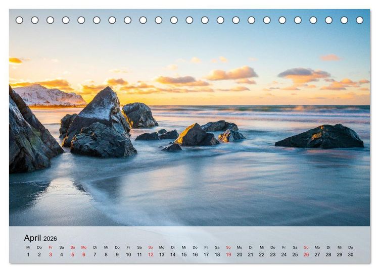 Produktbild: Skandinavischer Traum (Tischkalender 2026 DIN A5 quer), CALVENDO Monatskalender