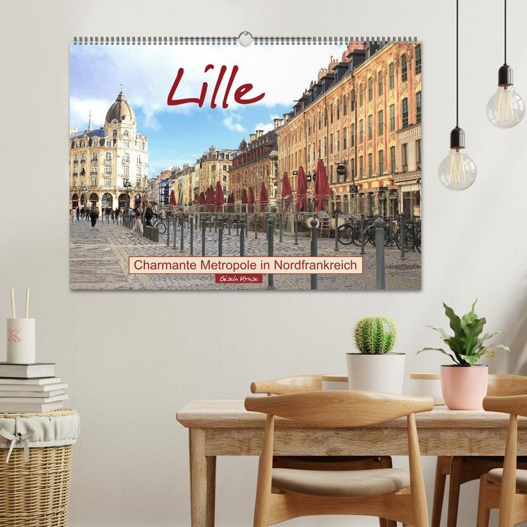 Produktbild: Lille - Charmante Metropole in Nordfrankreich (Wandkalender 2026 DIN A2 quer), CALVENDO Monatskalender