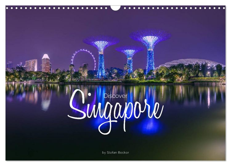 Produktbild: Discover Singapore (Wall Calendar 2026 DIN A3 landscape), CALVENDO 12 Month Wall Calendar