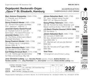 Produktbild: Beckerath-Orgel "Opus 1" St.Elisabeth Hamburg
