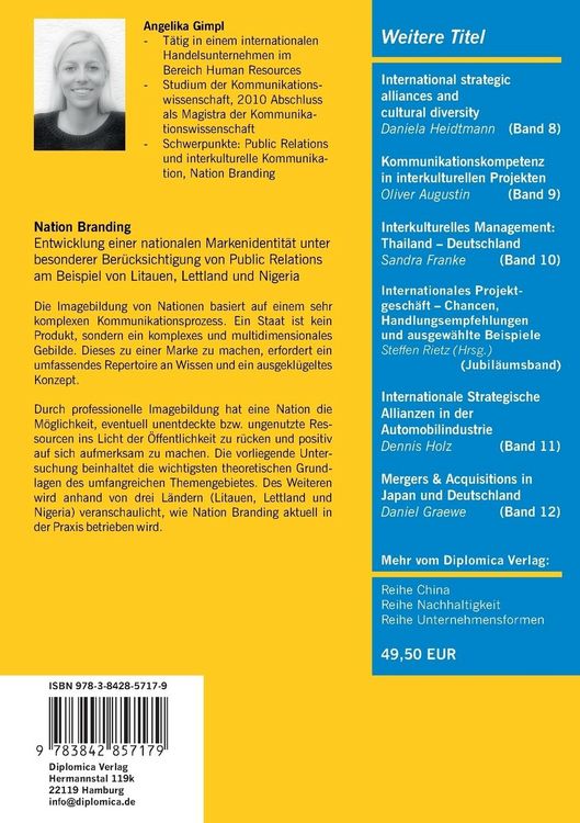 Produktbild: Nation Branding - Entwicklung einer nationalen Markenidentit&auml;t unter besonderer