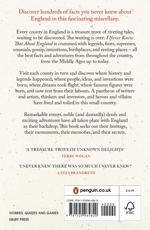 Produktbild: I Never Knew That About England