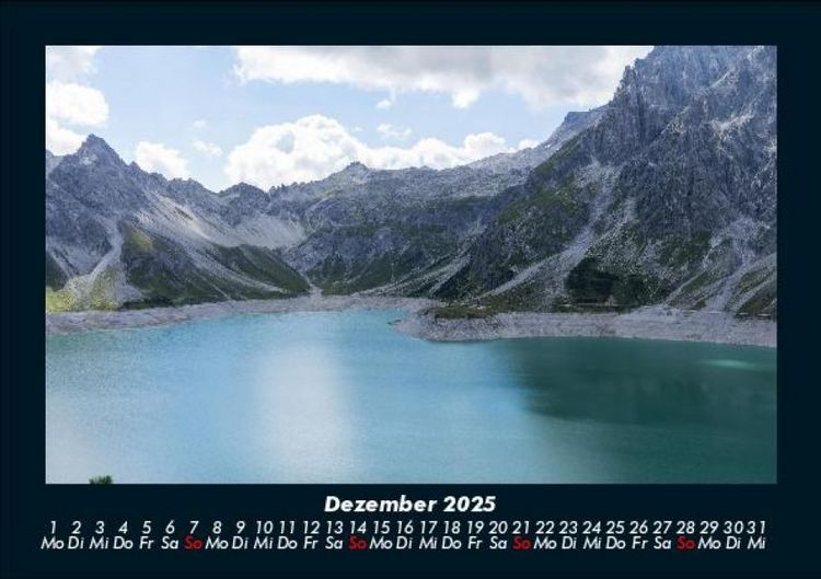 Produktbild: Bergige Welten 2025 Fotokalender DIN A5
