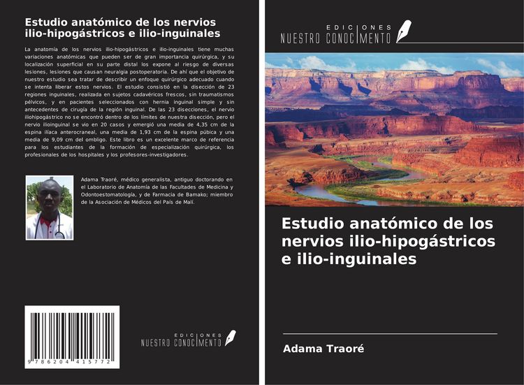Produktbild: Estudio anat&oacute;mico de los nervios ilio-hipog&aacute;stricos e ilio-inguinales