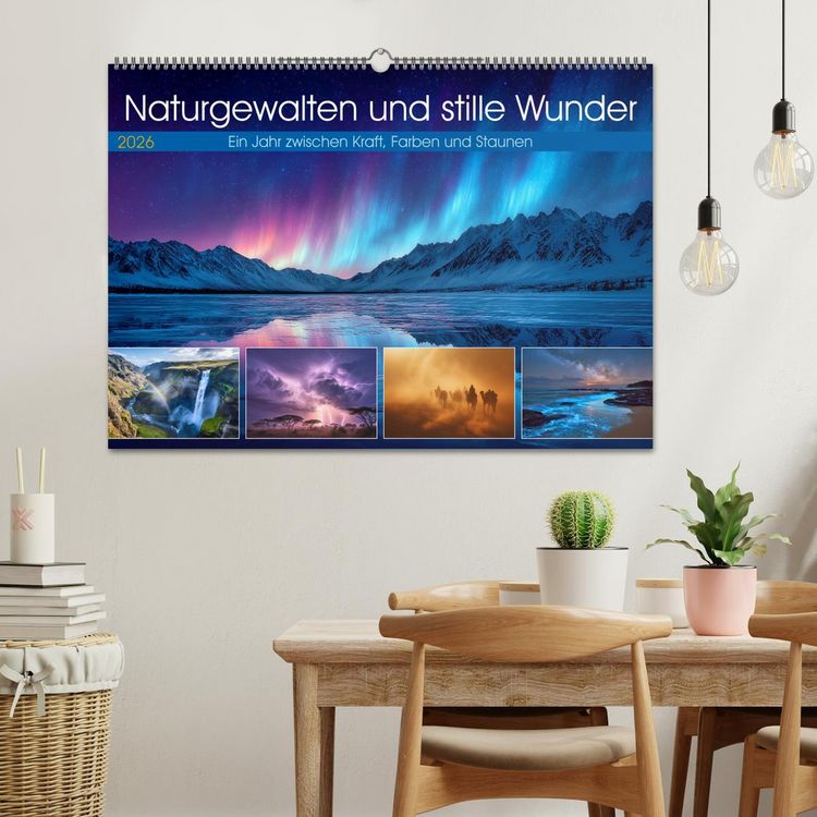 Produktbild: Naturgewalten und stille Wunder (Wandkalender 2026 DIN A2 quer), CALVENDO Monatskalender