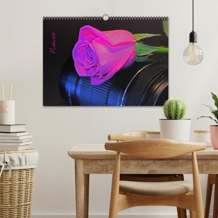 Produktbild: Flower (Wandkalender 2026 DIN A3 quer), CALVENDO Monatskalender