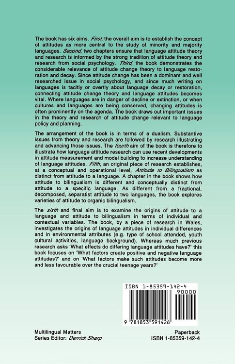 Produktbild: Attitudes and Languages