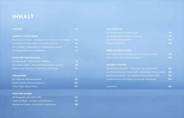 Produktbild: Das Wasser der Alpen
