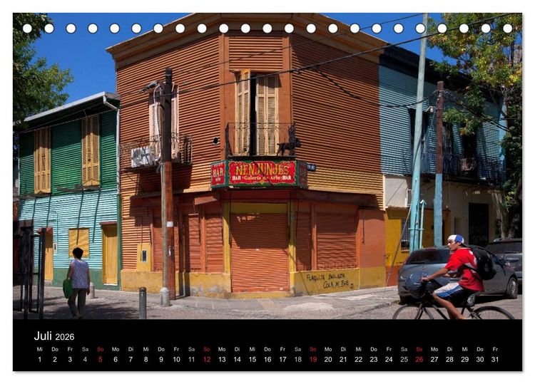 Produktbild: Buenos Aires (Tischkalender 2026 DIN A5 quer), CALVENDO Monatskalender