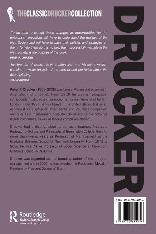 Produktbild: Managing in the Next Society