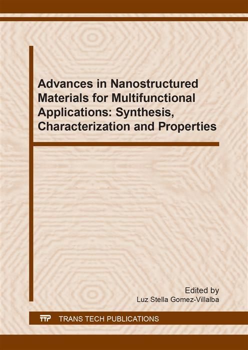 Produktbild: Advances in Nanostructured Materials for Multifunctional Applications: Synthesis, Characterization and Properties