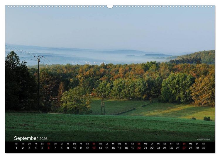 Produktbild: Kreis Siegen-Wittgenstein (Wandkalender 2026 DIN A2 quer), CALVENDO Monatskalender