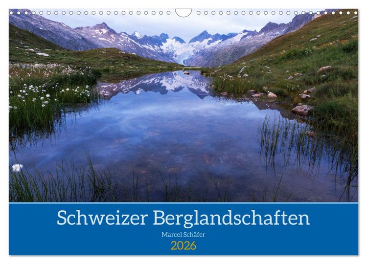 Produktbild: Schweizer Berglandschaften (Wandkalender 2026 DIN A3 quer), CALVENDO Monatskalender