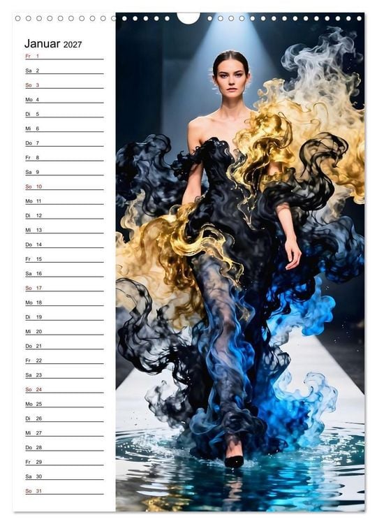 Produktbild: Impossible Couture - Futuristische Mode jenseits von Schwerkraft und Realit&auml;t (Wandkalender 2027 DIN A3 hoch), CALVENDO Monatskalender