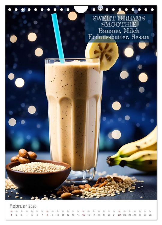 Produktbild: Vitamine im Glas - Gesunde Smoothie Kreationen (Wandkalender 2026 DIN A4 hoch), CALVENDO Monatskalender