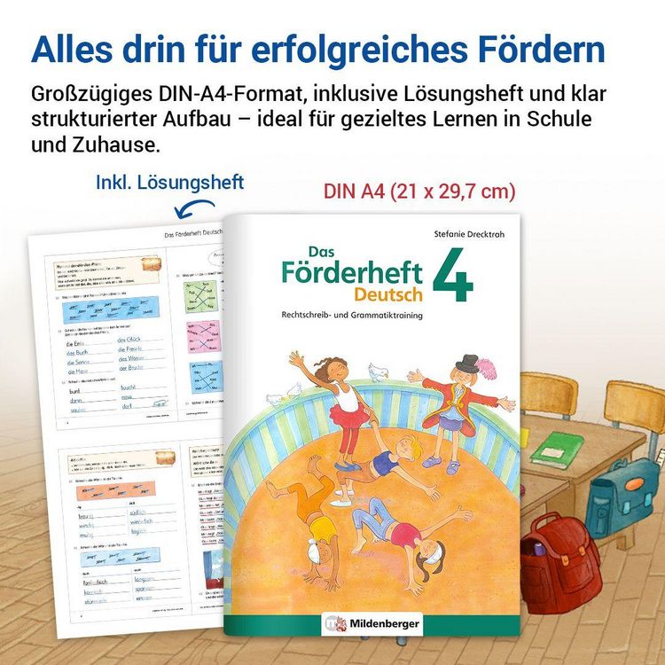 Produktbild: Das F&ouml;rderheft Deutsch 4